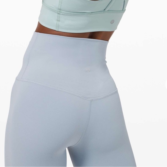 Lululemon Align Super High-Rise Crop 21". Size 6. Chambray. - Picture 4 of 7